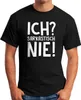 Herren T-Shirt Ich? Sarkastisch? Nie. Fun-Shirt Moonworks® Produktbild-Vorschau 2
