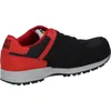 A side view of a black and red safety shoe. Produktbild-Vorschau