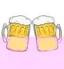 Bierfest Partybrille Bierbrille | Gelb Produktbild-Vorschau 7