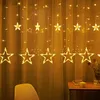 Jayseuw 2M 138 LED Fairy Lights Stars Curtain Lights Indoor Podgląd zdjęcia produktu 2