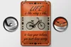 Blechschild Spruch 12x18cm Life is like riding a bike Produktbild-Vorschau 2