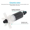 A close-up marketing image of a ceramic rotor for a water pump, with descriptive text highlighting its features. Náhled obrázku produktu