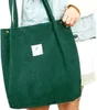 Borsa shopping in velluto a coste Borsa in velluto a coste Anteprima dell’immagine prodotto 16