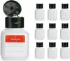 10 plastových fliaš 50 ml štvorcových z HDPE, prírodná Náhľad obrázku produktu 1