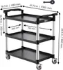 VEVOR Mehrzweckwagen, Tragkraft 226 kg, 3-lagiger Produktbild-Vorschau 9