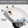 HOMCOM Relaxsessel mit Hocker, Drehbar Liegesessel mit Produktbild-Vorschau 4