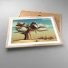 Gerahmtes Poster - Rahmen in heller Eiche - Sitzen Elefant Produktbild-Vorschau 3