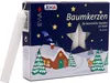A box of white Christmas tree candles with a winter scene illustration. Anteprima dell’immagine prodotto