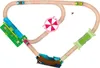LUPILU® Holzschienenbahn Freizeitpark Geisterbahn Licht Produktbild-Vorschau 3