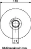 120-mm-Scheibe mit runder Nut (20,5 mm) und 1 Kugellager Produktbild-Vorschau 4