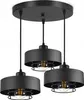 LUXOLAR - Pendelleuchte 3 flammig Schwarz E27 60 W - Produktbild-Vorschau 3