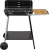 Barbecue à charbon 54,5x38,5cm avec chariot - Somagic - Voir les images du produit 2