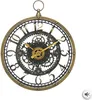 Wanduhr klassisch - gold - Kunststoff - D27 cm Produktbild-Vorschau 6