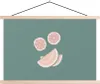 MuchoWow® Textilposter Sommer - Obst - Abstrakt 60x40 cm Produktbild-Vorschau 1