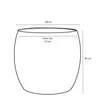 Mica Decorations Lester Blumentopf - H26 x Ø28 cm - Produktbild-Vorschau 3