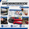 Bituxx Crimpzange im Set mit Aderendhülsen 0,25-10mm² - Produktbild-Vorschau 5
