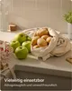 Praknu Brotbeutel Leinen 2er Set – Hält Brot länger frisch Produktbild-Vorschau 7