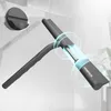 Minismus Duschabzieher in Schwarz mit Magnethaken und 28 cm Produktbild-Vorschau 4