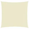 vidaXL Voile d'ombrage Oxford Tissu Carré 4x4 m Crème Voir les images du produit 15