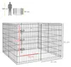 PawHut Puppyren, 91 cm hoog, 8-delig, zelfbouwsysteem voor Productafbeelding-voorbeeld 3