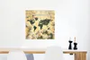 MuchoWow® Poster Weltkarte - Vintage - Zeitungen 50x50 cm - Produktbild-Vorschau 5