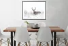 MuchoWow® Gerahmtes Poster Hirsche - Winter - Schnee - Produktbild-Vorschau 3