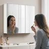 Armadio a specchio EMKE bianco opaco a doppia anta Anteprima dell’immagine prodotto 4