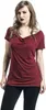 Black Premium by EMP Damen rotes Basic T-Shirt mit Produktbild-Vorschau 5