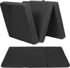 sunnypillow Premium Klappmatratze 120 x 195 x 15cm Schwarz Produktbild-Vorschau 1