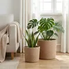 Plantenpot Set 2 pcs Naturel Ø 28 x 28 cm 100% Tossa Jute Productafbeelding-voorbeeld 1