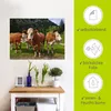 ARTland Wandbild, selbstklebend Bayerische Kühe Größe: Produktbild-Vorschau 2