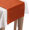 Voppi Ozdoba na stół bieżnik welurowy pomarańczowy 40x200 Podgląd zdjęcia produktu 5
