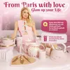 Paris Hilton  pinke Edelstahl Trinkflasche mit Produktbild-Vorschau 7