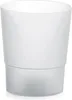 A plain white background with a single frosted white plastic cup. Podgląd zdjęcia produktu