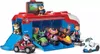A Paw Patrol Mission Cruiser Emergency Kit with multiple toy vehicles and figures. Produktbild-Vorschau