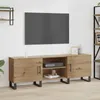 mobile TV vidaXL Rovere artigianale 150 x 30 x 50 cm Anteprima dell’immagine prodotto 2