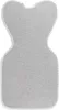 A grey swaddle sack is laid flat on a white background. Produktbild-Vorschau