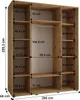 MEBLE KRYSPOL Davos 10 Schrank, drei Türen - 235,2x200x60 Produktbild-Vorschau 4