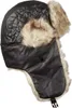 Wintermütze in Felloptik mit Ohrklappen - Schapka ( Schwarz Produktbild-Vorschau 1