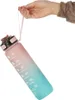 A hand holding a water bottle with motivational markings. Náhled obrázku produktu