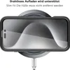 A phone case is shown on a wireless charger with a cable attached. Produktbild-Vorschau