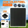 Panel słoneczny 20 W DC 5 V, monokrystaliczny, z wyjściem Podgląd zdjęcia produktu 4