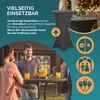People at an outdoor event with a bar table and drinks. Produktbild-Vorschau