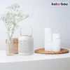 KOTARBAU® Windlicht mit Henkel Metall Weiß ⌀ 12,5 cm Höhe Produktbild-Vorschau 2