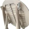 Underside view of a round wooden folding table. Produktbild-Vorschau
