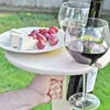 Table à vin portable et pliable en bois pour l'extérieur, Voir les images du produit 3