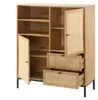 CALICOSY -  Hohe Buffetschrank mit Rattanfronten - L100 x Produktbild-Vorschau 6