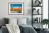 MuchoWow® Gerahmtes Poster Heißluftballon - Orange - Tulpen Produktbild-Vorschau 2