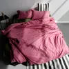 Basic Bettbezug Magenta  240 x 220 cm 100% Baumwolle Produktbild-Vorschau 4