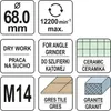 Yato YT-60447, Wiertarka, Diamentowe wiertło, 6,8 cm, Podgląd zdjęcia produktu 5